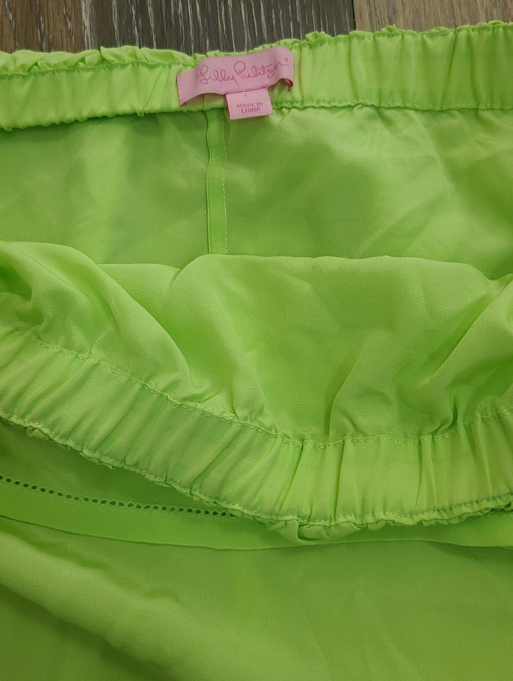 Lilly Pulitzer Strapless Silk Halter Top Womens Size Large - Picture 3 of 5